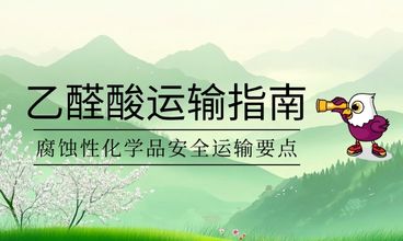 乙醛酸（UN3265）危险品运输规范指南
